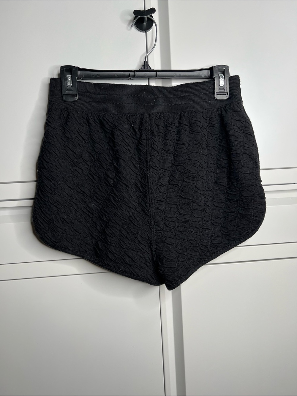 ☀️Free People Black Textured Athletic Shorts - Picture 3 of 3
